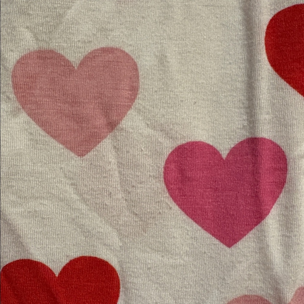 Angel Dear Red and Pink Heart Pajama Set. Valentines Day. - Picture 5 of 5